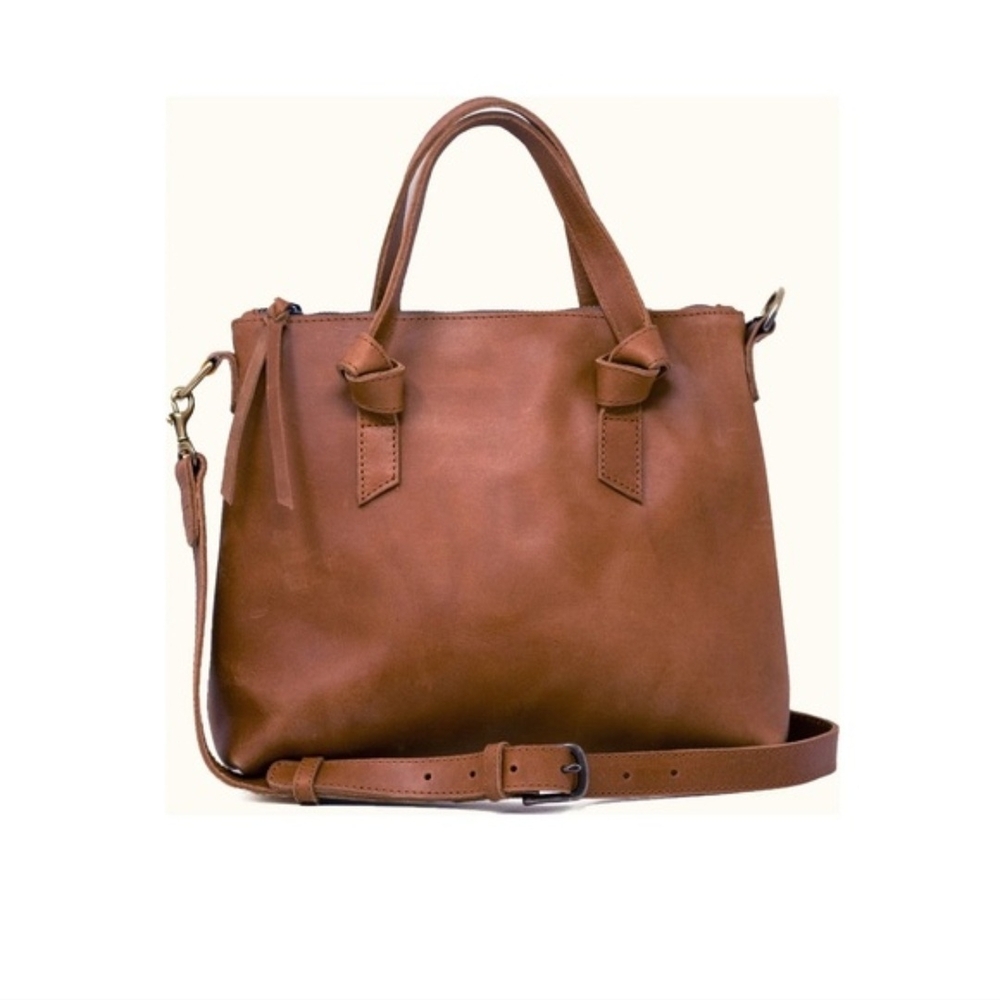 Able Rachel Leather Tote Bag